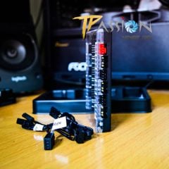 HUB CoolerMaster MasterFan ARGB AND PWM - Chia kết hợp 6 cổng ARGB và 6 nguồn fan, nguồn Sata, nam châm hít, sync main