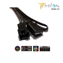 Dây cáp chuyển cổng LED ARGB 3 Pin 5V sang cổng SM3P (digital RGB của Phanteks, DeepCool, Lian Li...)