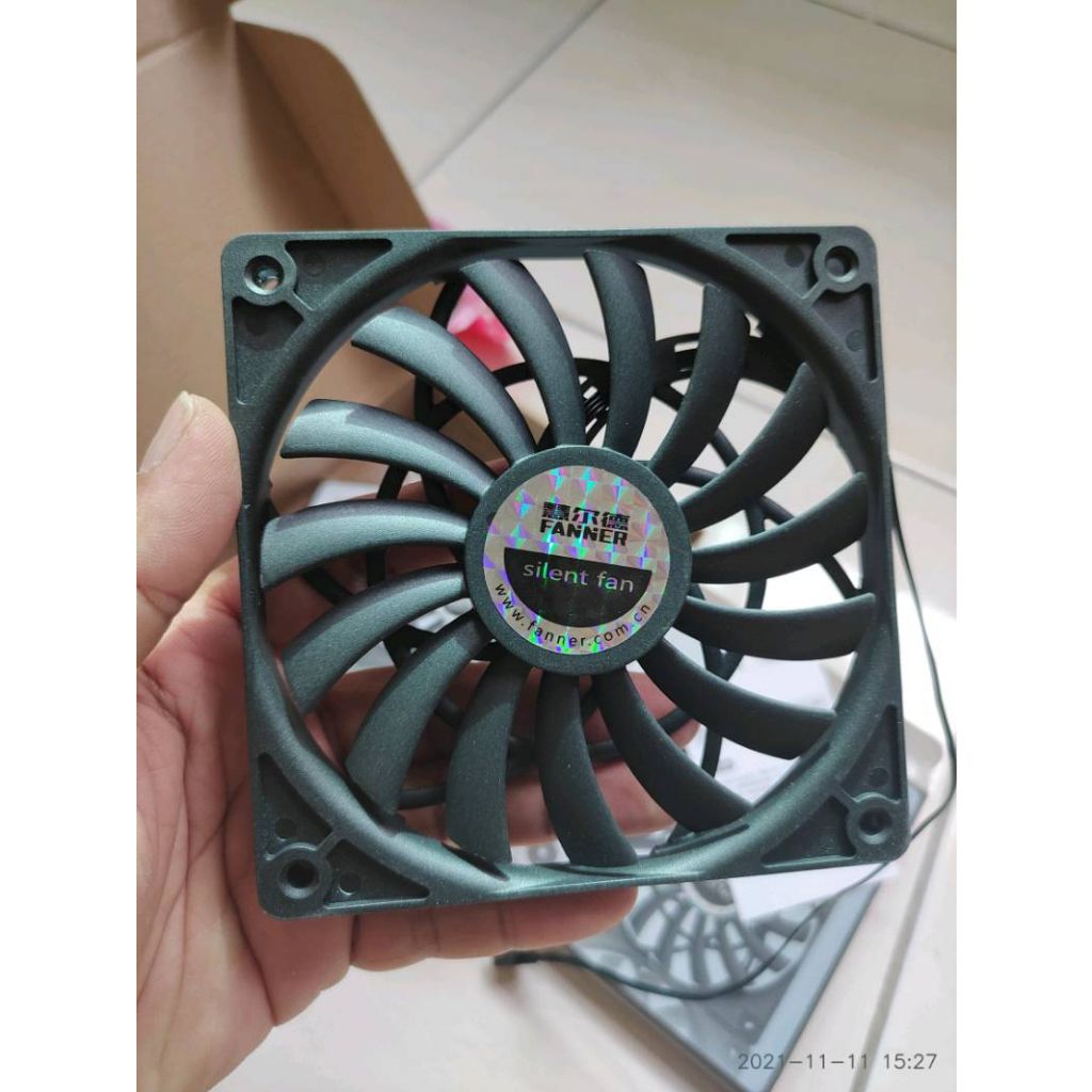 Quạt fan case 12cm FANNER F12012 Super Slim Fan mỏng 12mm