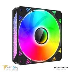 Quạt Fan case 12cm INFINITY ROYAL 5 ZONE LED AGRB - Chính hãng, daisy chain, PST, SYNC MAIN/HUB 3PIN 5V, Tản Nhiệt PWM