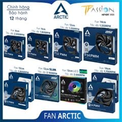 Quạt Fan Case Arctic F8, F9, F12, F14, P8, P12 White, P14 PWM PST, BioniX, Slim Fan