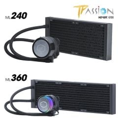 Tản nhiệt nước AIO CPU COOLER MASTER MASTERLIQUID ML240 / ML360 ILLUSION LED ARGB Gen 2 Halo - Chính hãng, MF120 240 360