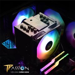 Tản nhiệt khí CPU ID-Cooling SE-226-XT ARGB | Snow Trắng - Chính hãng, LED 5V 3Pin sync Main/Hub, SE226 XT, socket 1700