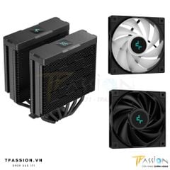 Tản nhiệt khí CPU DEEPCOOL AG620 DIGITAL / AG620 DIGITAL LED ARGB - Hiển thị nhiệt độ - Chính hãng, 2 tháp, 6 ống đồng