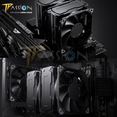 Tản nhiệt CPU Phanteks Polar T6 - 120 Black / White LED ARGB 5V - Chính hãng, TDP 280W, 6 ống đồng, sk 1700