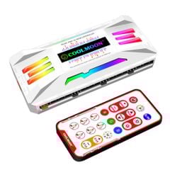 Hub Controller CoolMoon P-ARGB V2 Music, 8 cổng Fan PWM + 10 cổng LED ARGB 3 Pin