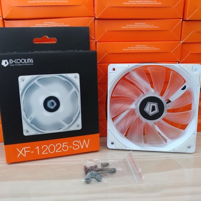 Quạt Fan Case 12cm ID-Cooling XF-12025-SW LED Trắng