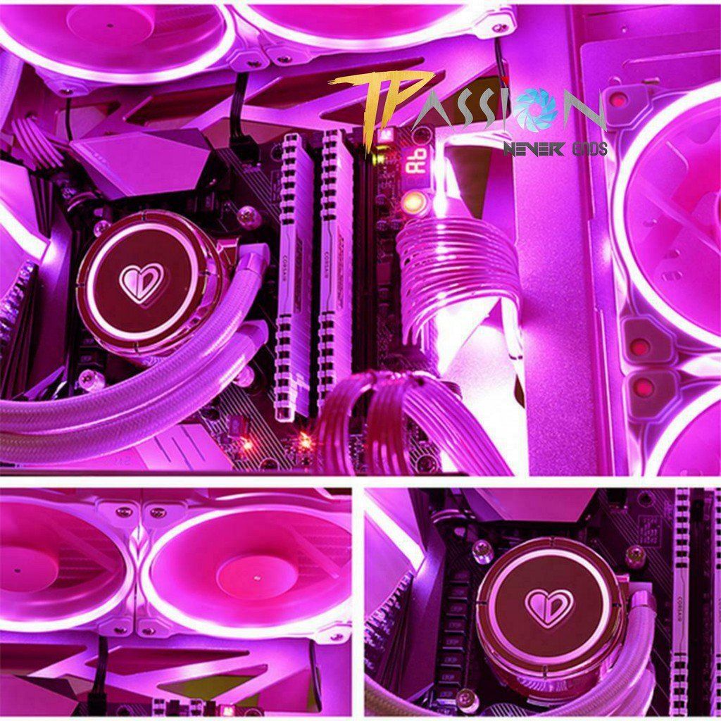 Quạt Fan Case 12cm ID-Cooling ZF-12025-PINK LED ARGB