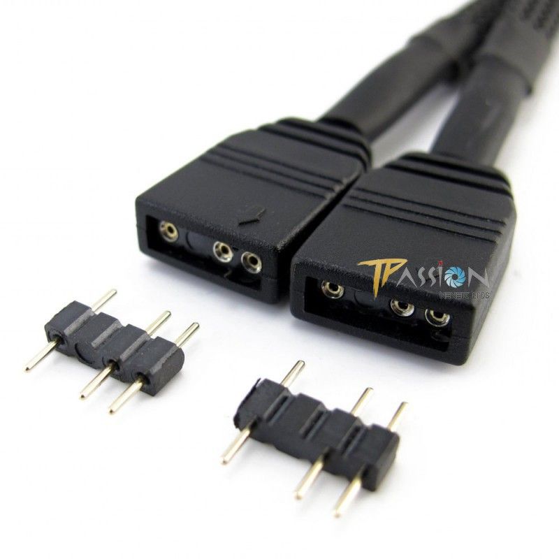 Dây chia, Hub chia cổng LED ARGB 3 Pin 5V ra nhiều cổng, chuyển cổng VDG