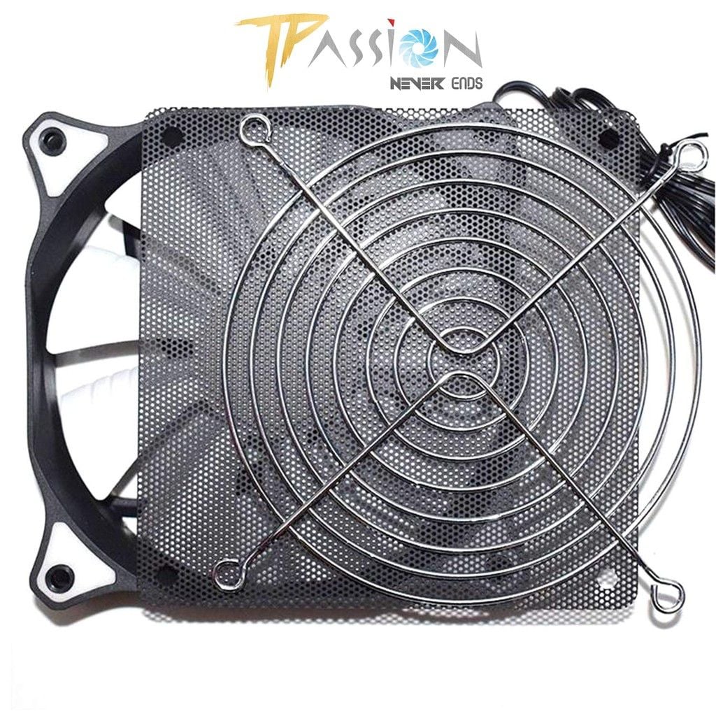 Tấm lưới chắn, lọc bụi quạt Fan Case kích thước 8cm, 9cm, 12cm, 14cm chất liệu PVC