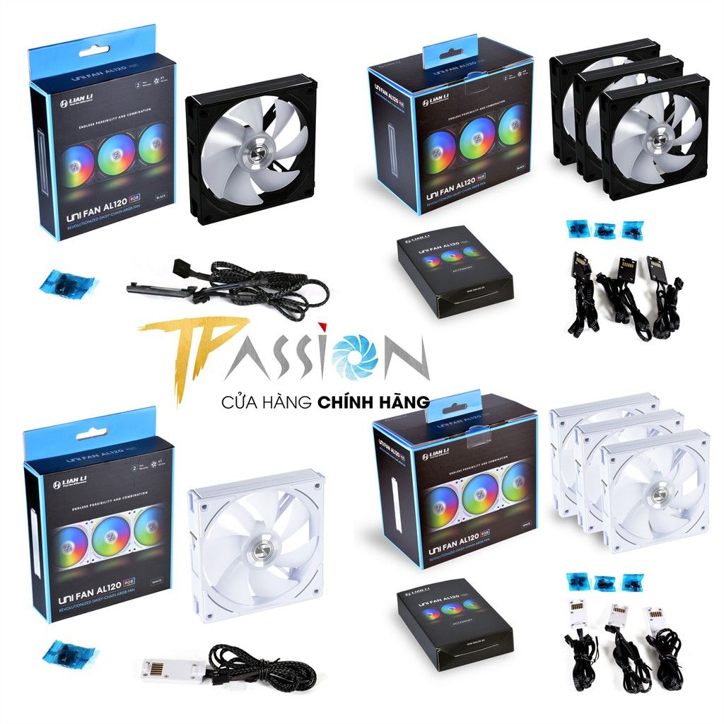 Quạt Fan Case LIAN LI UNI FAN AL120 | AL140 LED ARGB - Ghép nối, không dây