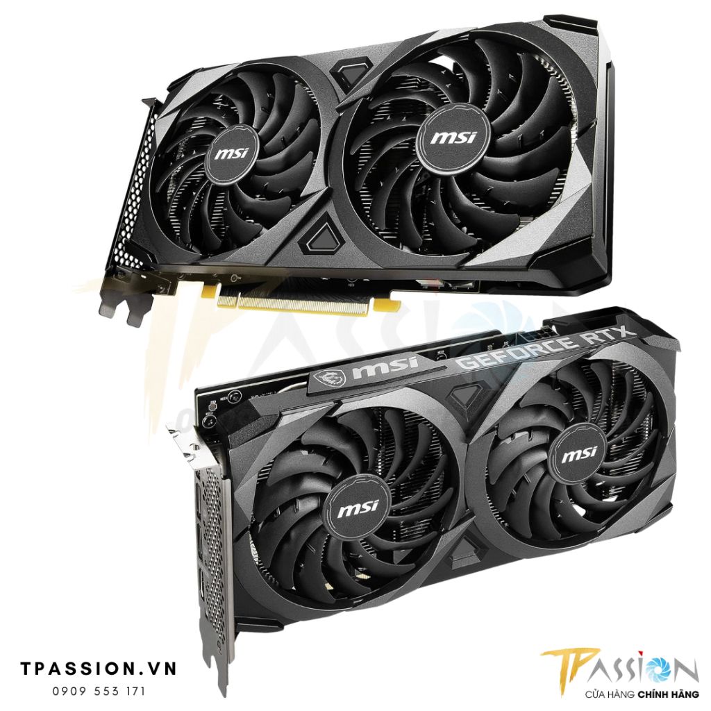 VGA Card màn hình MSI RTX 3060 12GB GDDR6 VENTUS 2X OC - Chính hãng BH 36 tháng, GPU