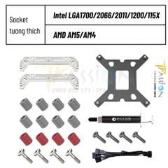 Tản nhiệt CPU ID-Cooling SE-55 BLACK / SNOW WHITE LED ARGB
