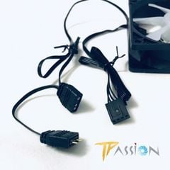 Quạt tản nhiệt Fan case 9cm Cooler Snowman 9025 ARGB - Tốc cao 2000rpm, 4Pin điều tốc PWM, quay êm, hiệu ứng LED Rainbow