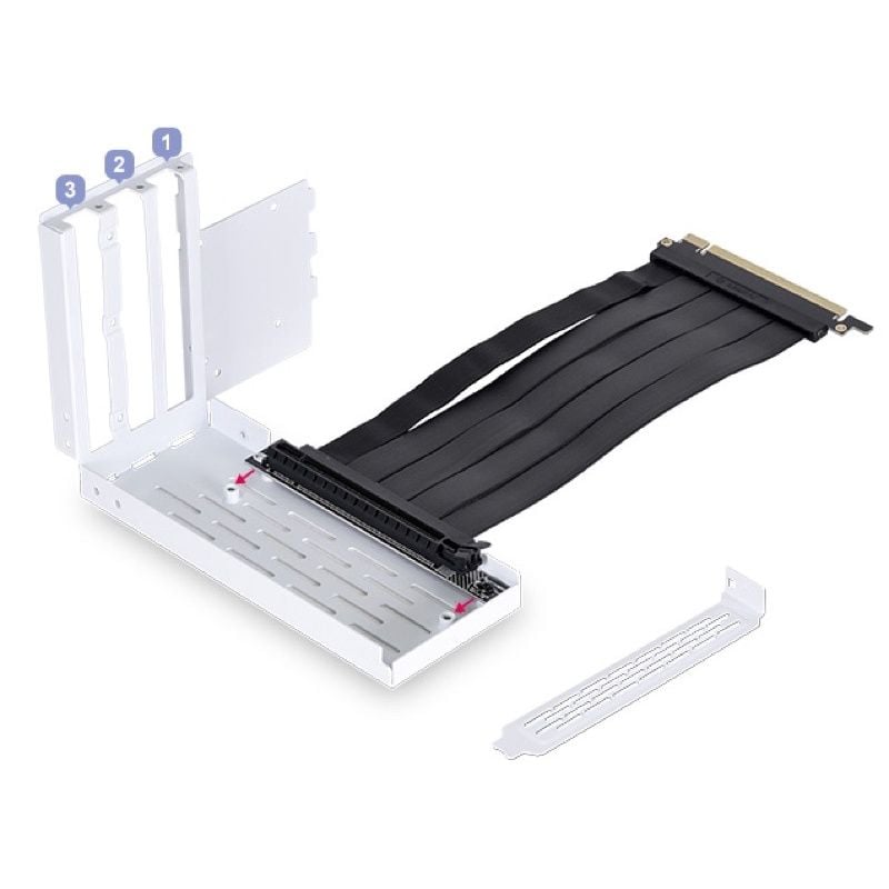 Bộ giá dựng đứng VGA Lian Li O11D EVO Vertical GPU PCIe 4.0 Black O11DE-1X | White O11DE-1W