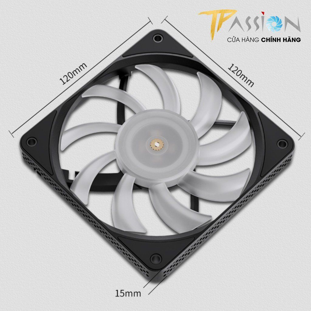 Quạt Fan Case 12cm JONSBO HF1215 ARGB Slim Fan