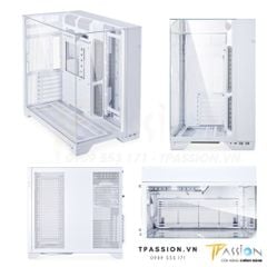 Vỏ case máy tính Lian Li O11 VISION Black / White / Chrome - Case gương paranoma trong suốt - Chính hãng