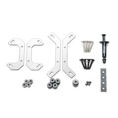 Tản nhiệt khí CPU Jonsbo HX4170D Trắng LED Rainbow tự động | Đen - Chính hãng, topdown Slim fan, ITX, mITX, HTPC