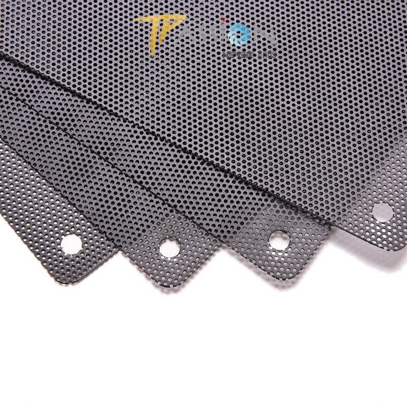 Tấm lưới chắn, lọc bụi quạt Fan Case kích thước 8cm, 9cm, 12cm, 14cm chất liệu PVC