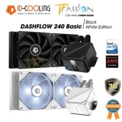 Tản nhiệt nước CPU AIO ID-COOLING DASHFLOW 240 BASIC | WHITE (Fan LED trắng)