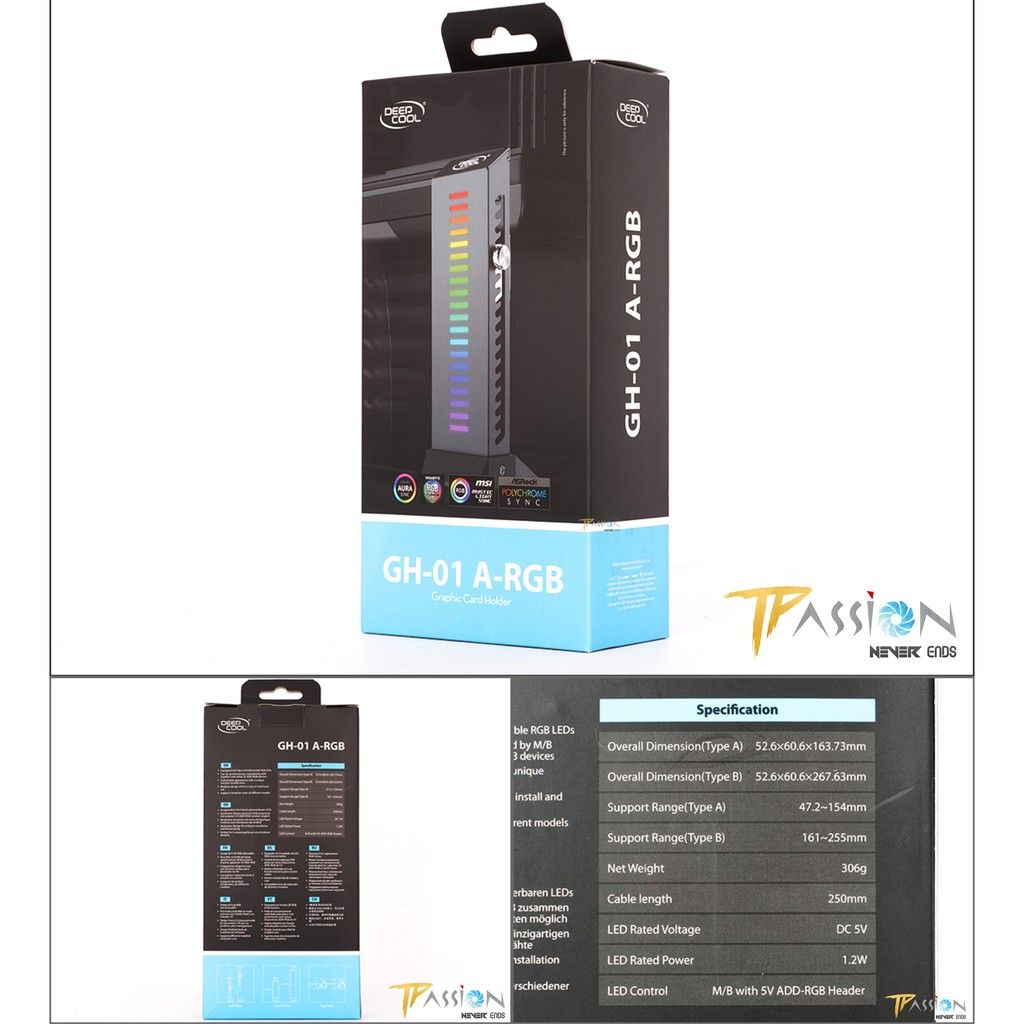 Giá đỡ hỗ trợ VGA DeepCool GH-01 LED ARGB