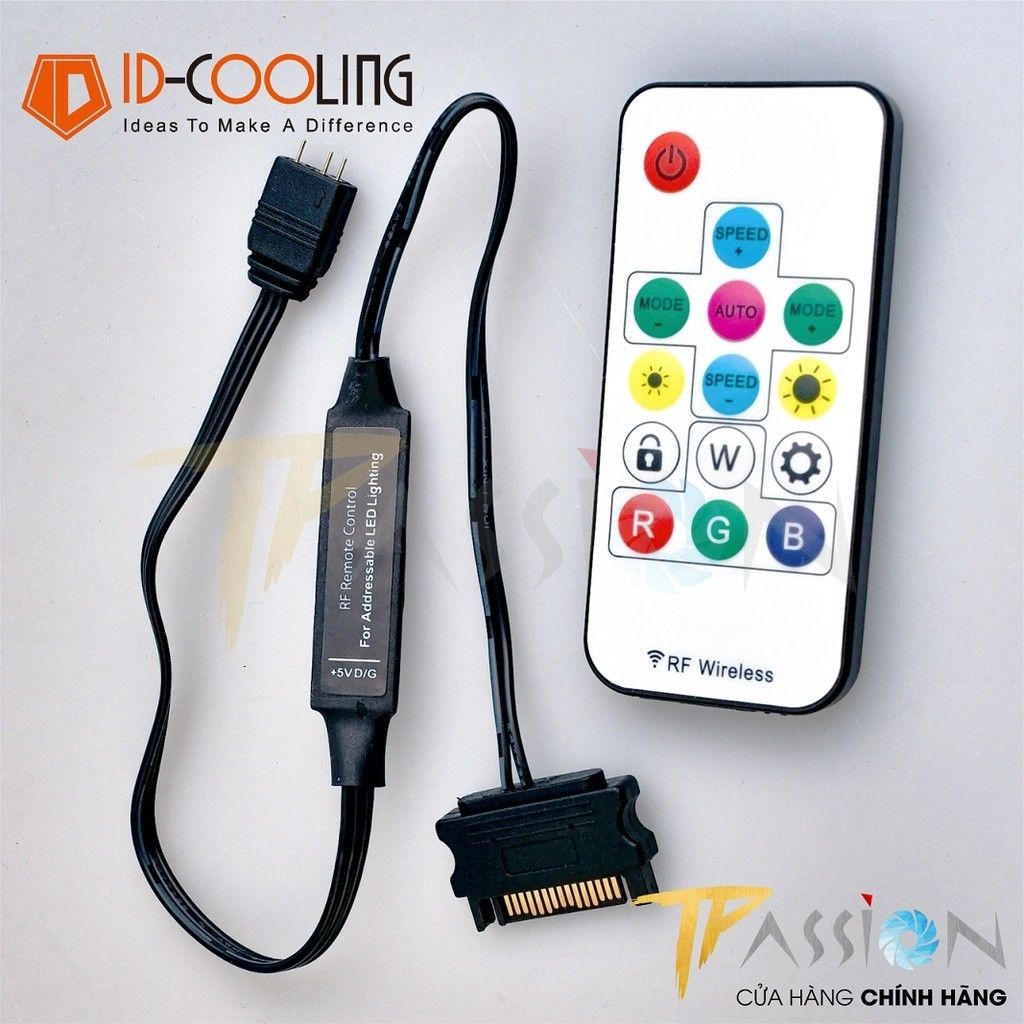 [Mã ELMS10 giảm 6% đơn 50K] Bộ Hub và Remote điều khiển Led RGB và ARGB - Controller Hàng chuẩn, chính hãng, dễ sử dụng