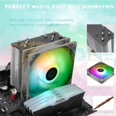 Tản nhiệt khí CPU Thermalright Assassin King 120 SE Đen | Trắng LED ARGB | AK120SE