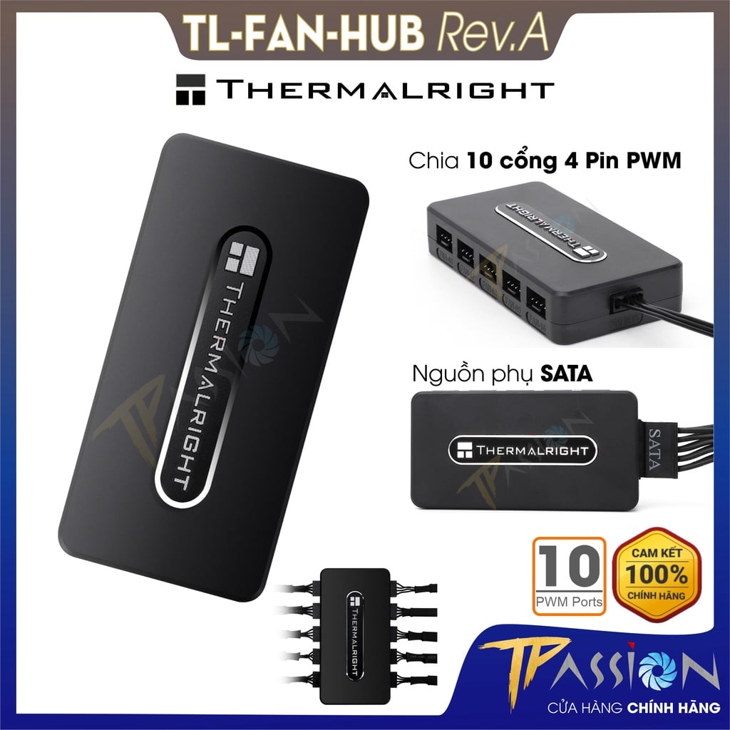 Bộ hub chia nguồn quạt ThermalRight TLFAN HUB Controller Rev.A Chín