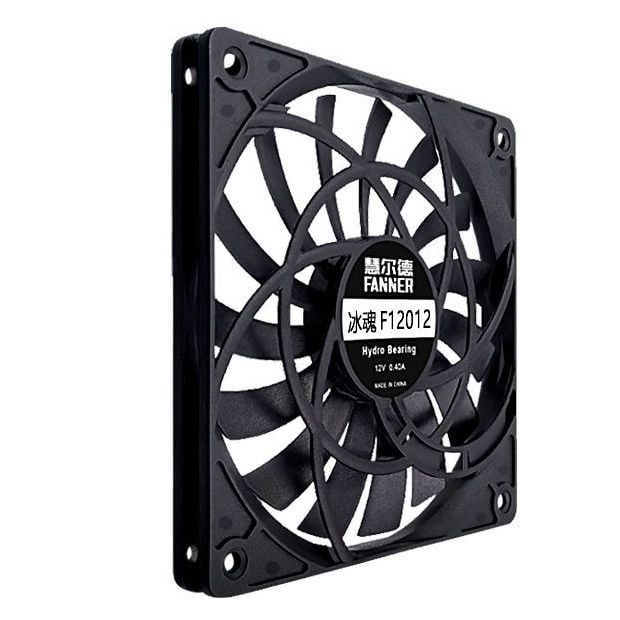 Quạt fan case 12cm FANNER F12012 Super Slim Fan mỏng 12mm