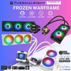 Tản nhiệt nước CPU AIO THERMALRIGHT FROZEN WARFRAME 240 LCD ARGB - BLACK / WHITE