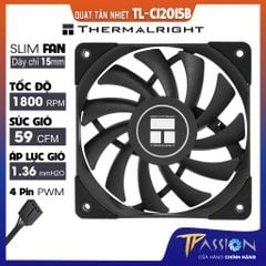 Quạt Fan Case 12cm ThermalRight TL-C12015B PWM Slim Fan