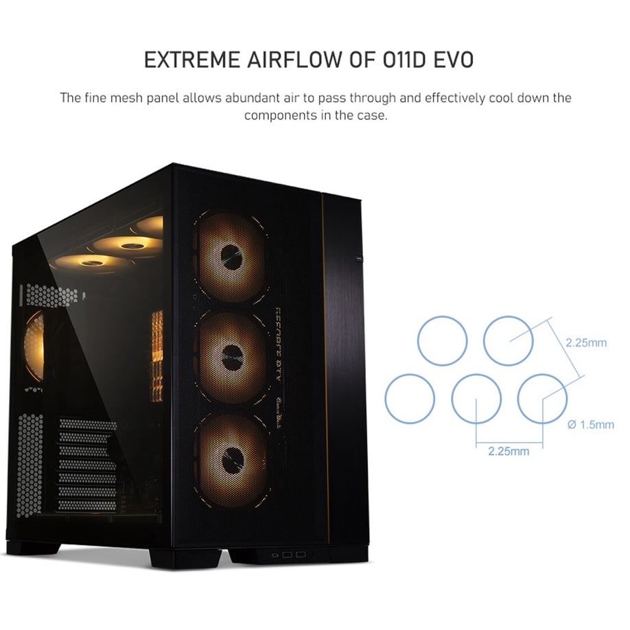 Mặt lưới trước case LIAN LI O11 Dynamic EVO Black | White Front Mesh Kit ( O11DE-4X | O11DE-4W )