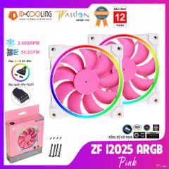 Quạt Fan Case 12cm ID-Cooling ZF-12025-PINK LED ARGB