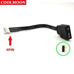 Dây chuyển cổng 4 Pin | 6 Pin Hub Coolmoon ra cổng LED ARGB 3 Pin 5V