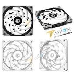 Quạt tản nhiệt fan case 12cm ID-Cooling NO-12015-XT ARGB | Trắng - Slim fan 15mm, tốc 2000rpm, điều tốc PWM, sync LED 5V