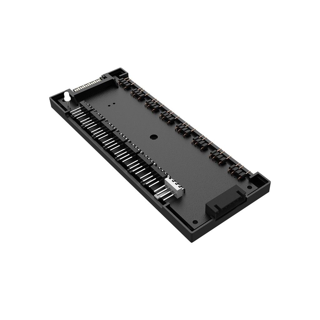 Fan Hub ID-Cooling HA-02 ARGB kết hợp 8 cổng PWM và 8 cổng LED ARGB 3 Pin 5V