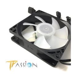 Quạt tản nhiệt Fan case 9cm Cooler Snowman 9025 ARGB - Tốc cao 2000rpm, 4Pin điều tốc PWM, quay êm, hiệu ứng LED Rainbow