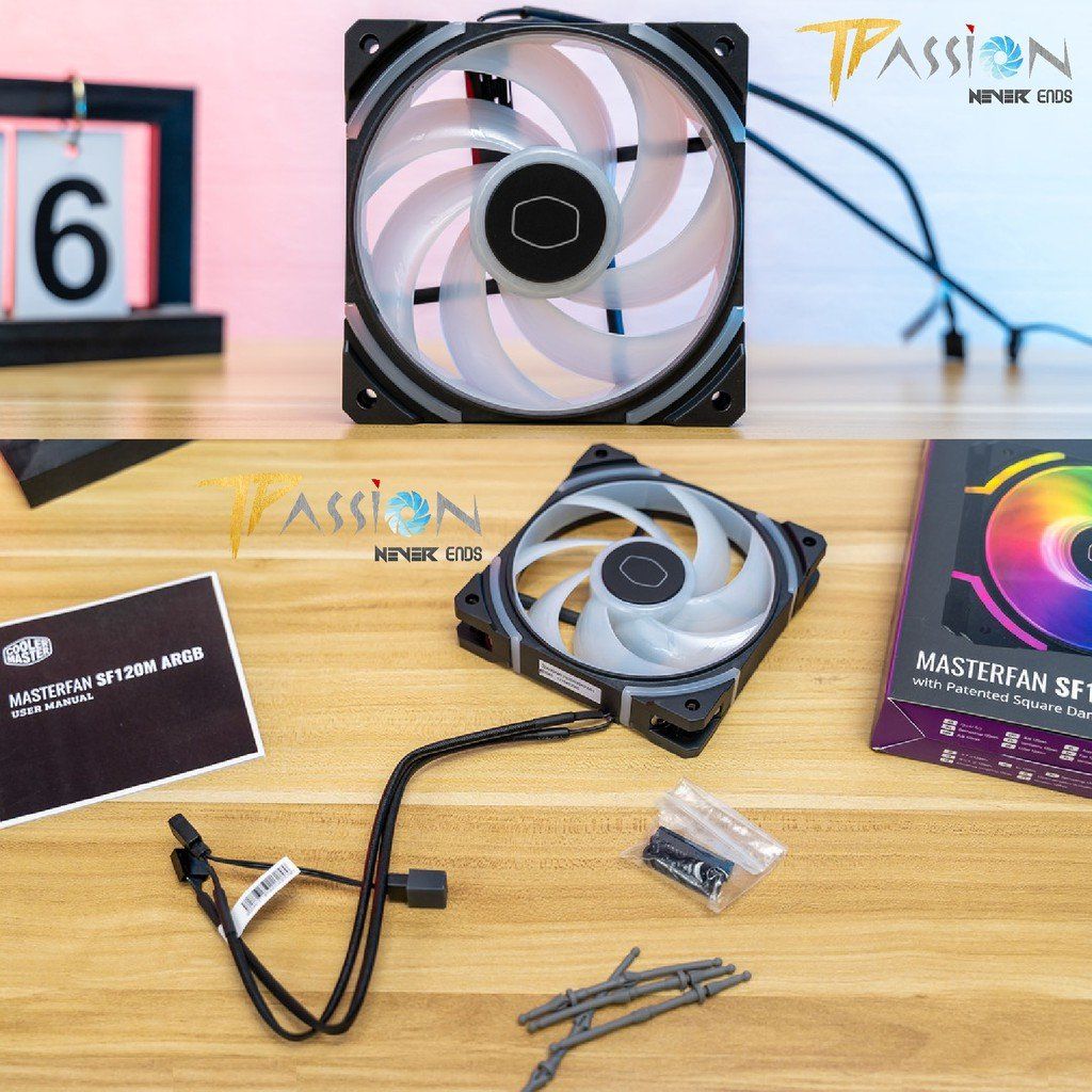 Quạt tản nhiệt Cooler Master Masterfan SF120M ARGB
