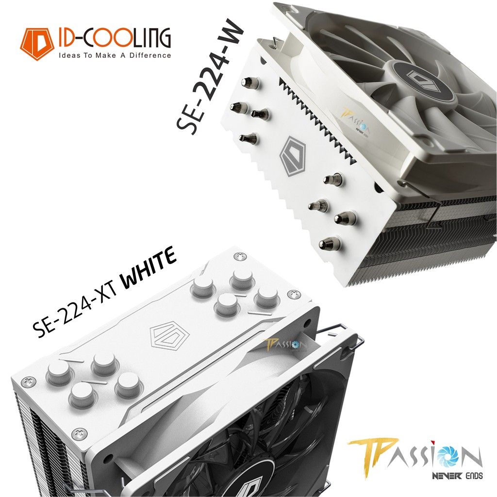 Tản nhiệt khí CPU ID-Cooling SE-224-XT / SE-224-XTS WHITE LED
