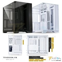 Vỏ case máy tính Lian Li O11 VISION Black / White / Chrome - Case gương paranoma trong suốt - Chính hãng