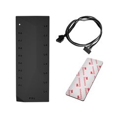 Fan Hub ID-Cooling HA-02 ARGB kết hợp 8 cổng PWM và 8 cổng LED ARGB 3 Pin 5V