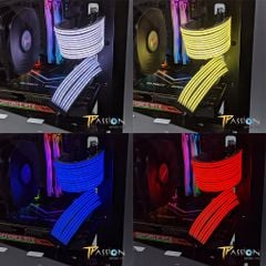 Dây nguồn nối dài LIAN LI Strimer Plus V2 thế hệ thứ 2 LED ARGB 24Pin, 2x8Pin, 3x8Pin VGA