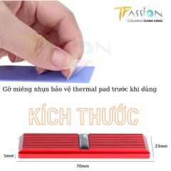 Tản nhiệt ổ cứng SSD M2 THERMORYSIS nhôm nguyên khối | TMS