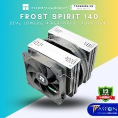 Tản nhiệt khí Thermalright Dual-Tower Frost Spirit 140 AGHP Gen 3 – FS140 Chính hãng, CPU Cooler, tản tháp 2 fan PWM