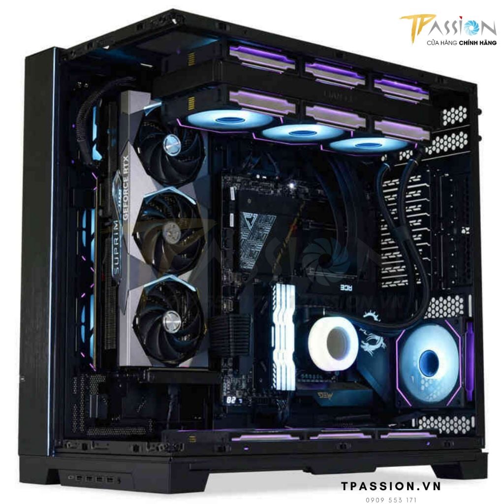 Vỏ case máy tính Lian Li O11 Dynamic EVO XL Black / White Trắng - O11D EVO XL - Chính hãng