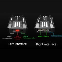Hub Controller CoolMoon P-ARGB V2 Music, 8 cổng Fan PWM + 10 cổng LED ARGB 3 Pin