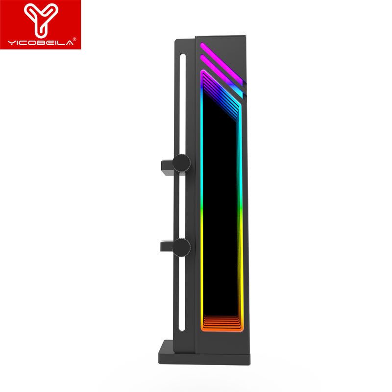 Giá đỡ dựng VGA YICOBEILA Z INFINITY LED ARGB Gương vô cực - LED Addressable RGB rainbow , cây chống card màn hình