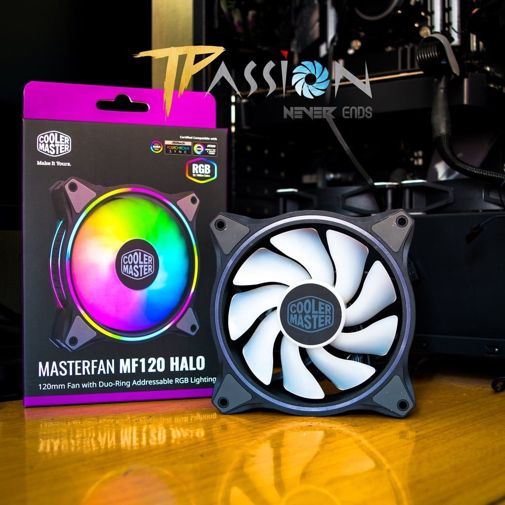 Quạt Fan Case 12cm Cooler Master MASTERFAN MF120 HALO LED ARGB Gen 2