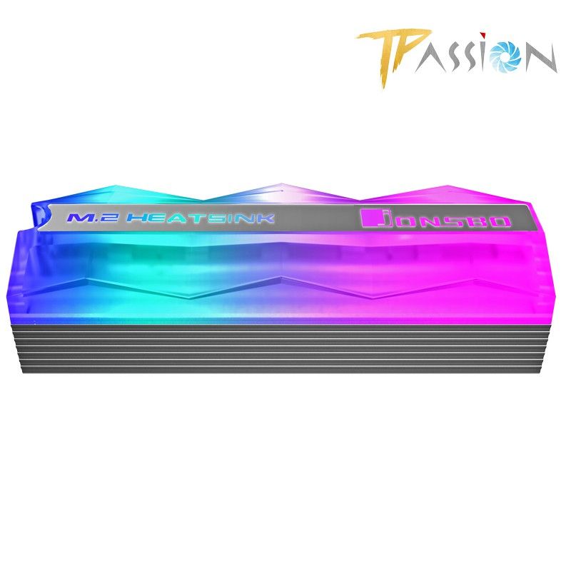 Tản nhiệt SSD M2 Jonsbo LED RGB tự động (hiệu ứng Rainbow không cần cổng RGB)