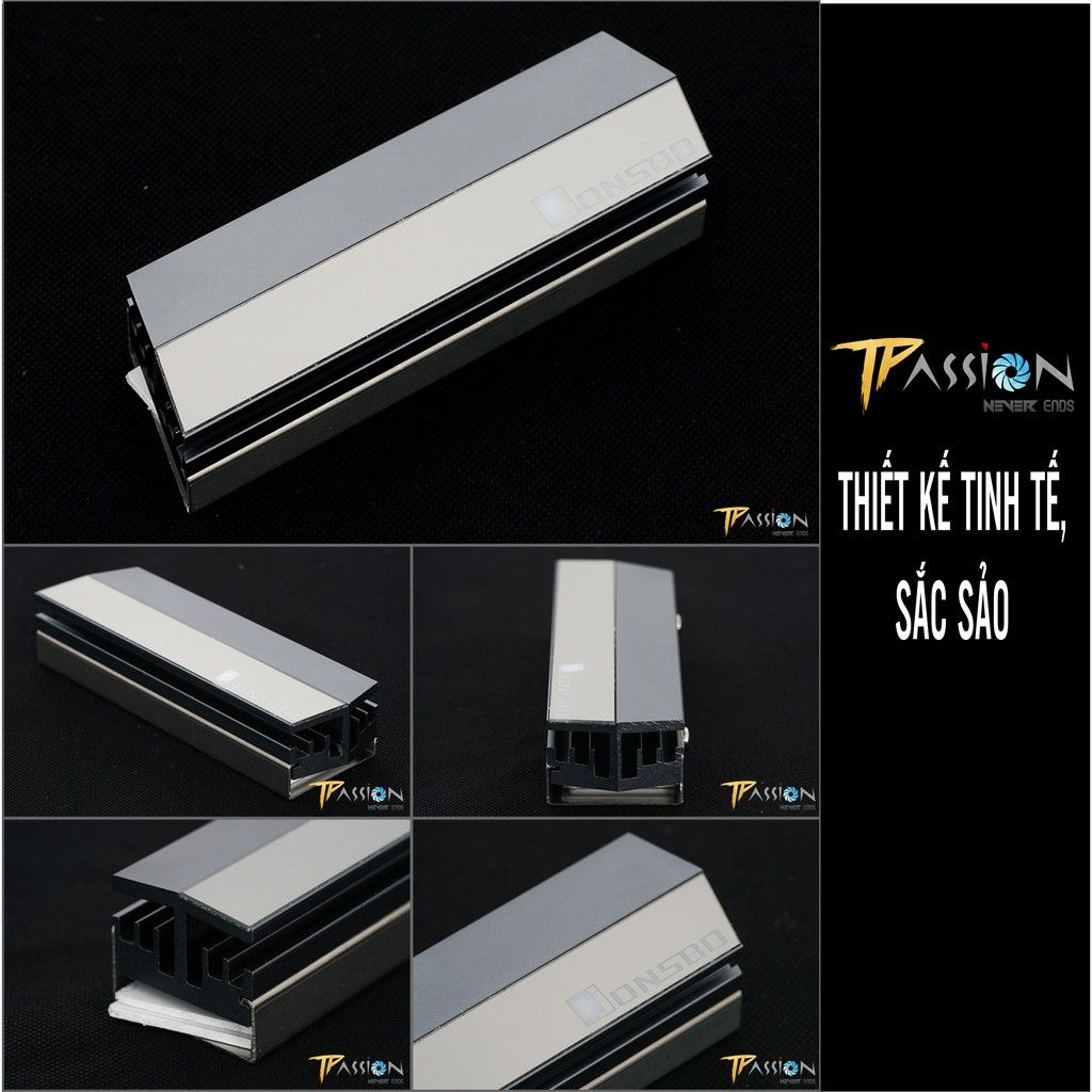 Tản nhiệt SSD 2280 Jonsbo M2 Radiator (Xám bạc)